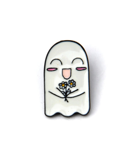 Pin - Flower Ghost Accessory for Halloween and Easter