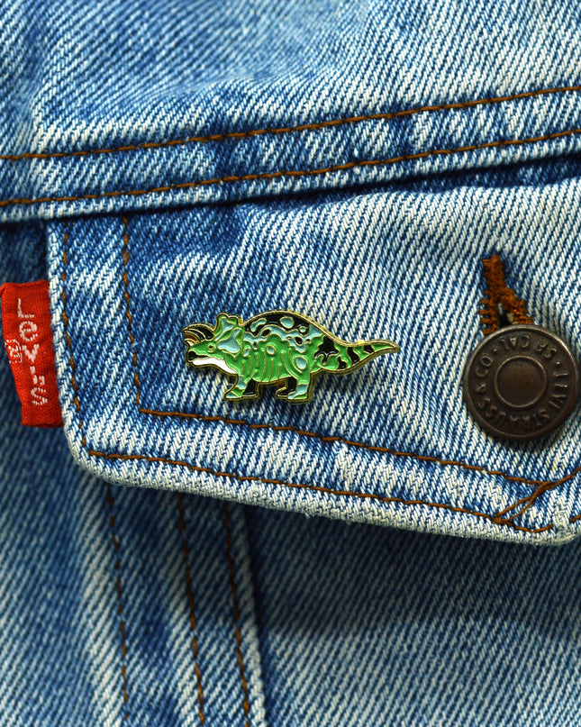 Badge - Triceratops | Green