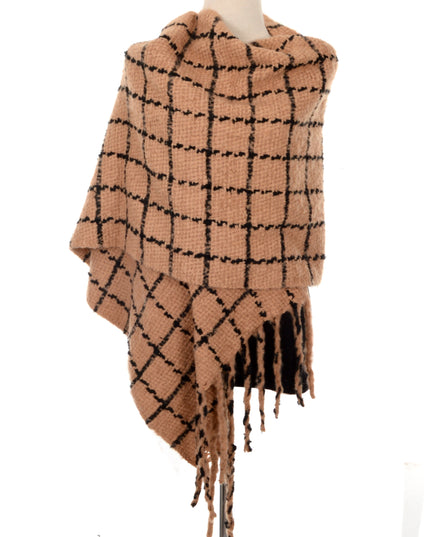 Brown Plaid Scarf | Tags: Accessories, Limited Collections