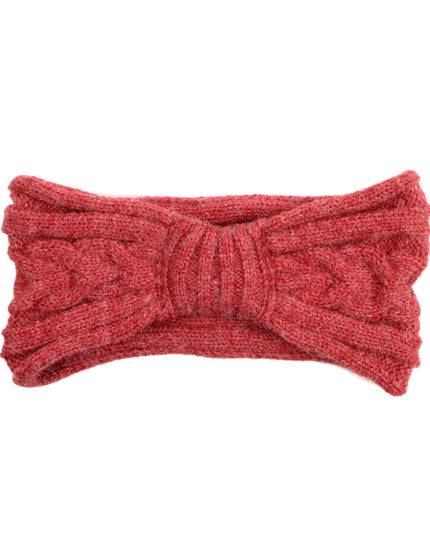 Burgundy Knitted Headband | Holiday Collection