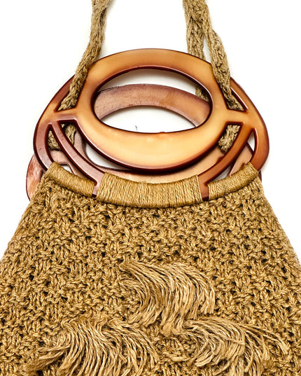 Bolsa de Cáñamo Tejida Vintage - Ideal para Regalar