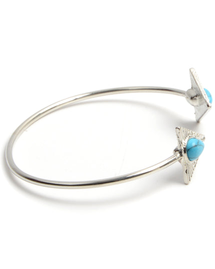 Pulsera de piedra triangular
