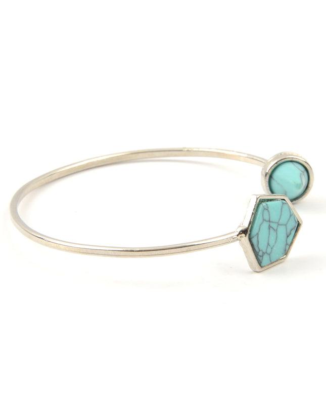 Turquoise I Sten Armbånd