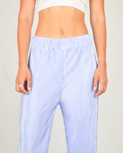 Purple Crepe Pants