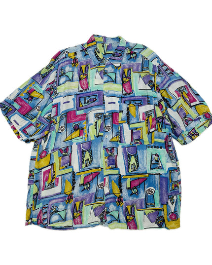 Vintage Krikszkraksz Button-Up Shirt - Holiday Sweater Collection