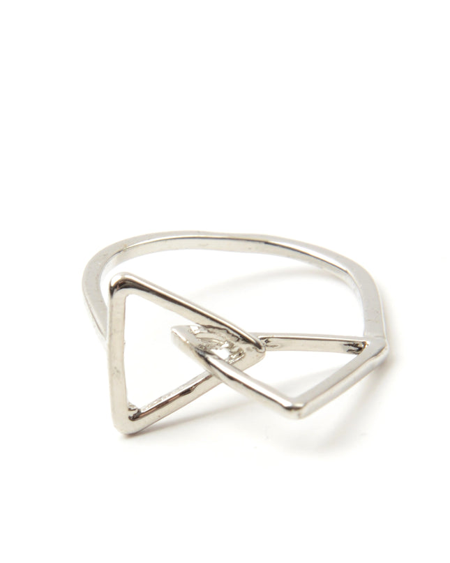 Triangle Chrome Ring