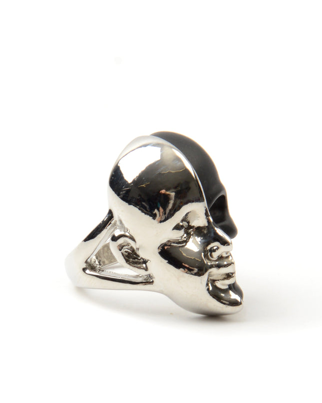 Chrome Skull Ring