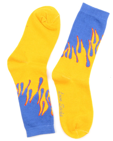 Fun Christmas Socks - Flame Design I