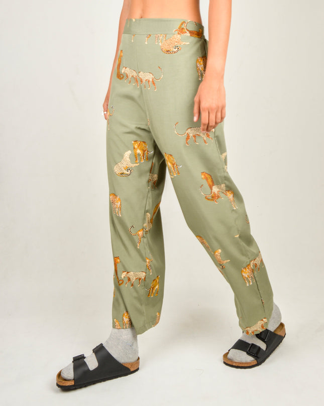 Pantalones Leopardo Modernos