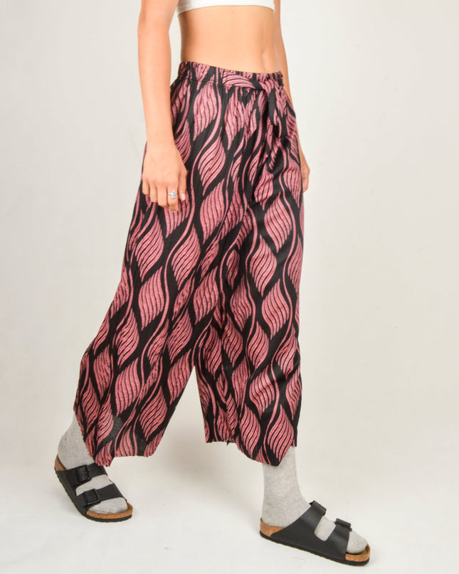 Mauve Leaf Trousers