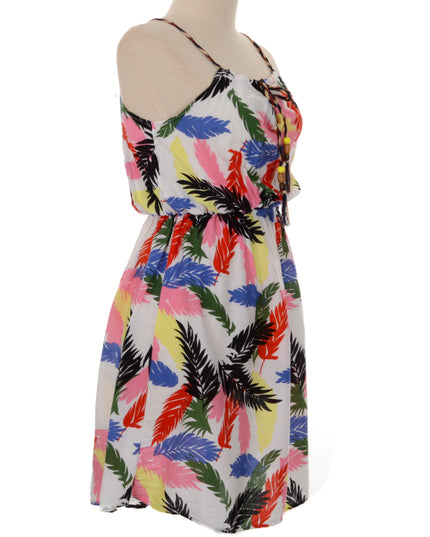 Summer Dress - Leaf Pattern