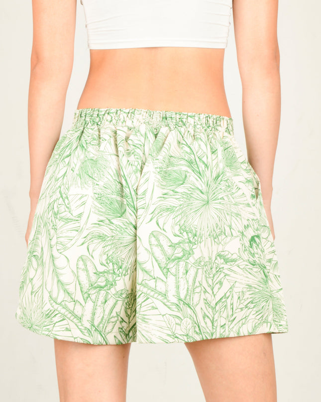 Shorts de Hoja para Verano