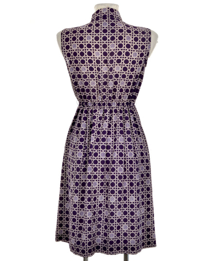 Vintage Dress - Checkered Style | Classic Holiday Fashion