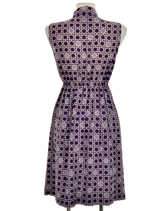 Vintage Dress - Checkered Style | Classic Holiday Fashion