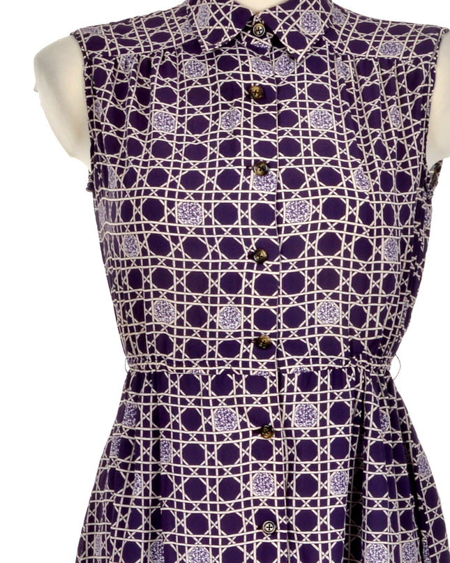 Vintage Dress - Checkered Style | Classic Holiday Fashion