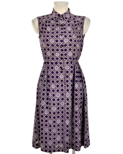 Vestido Vintage - Estilo Acuadrado | Handle: vintage-dress-checkered