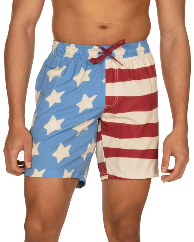 50/50 Flag Stretch Swim Trunks - 7.5" Inseam