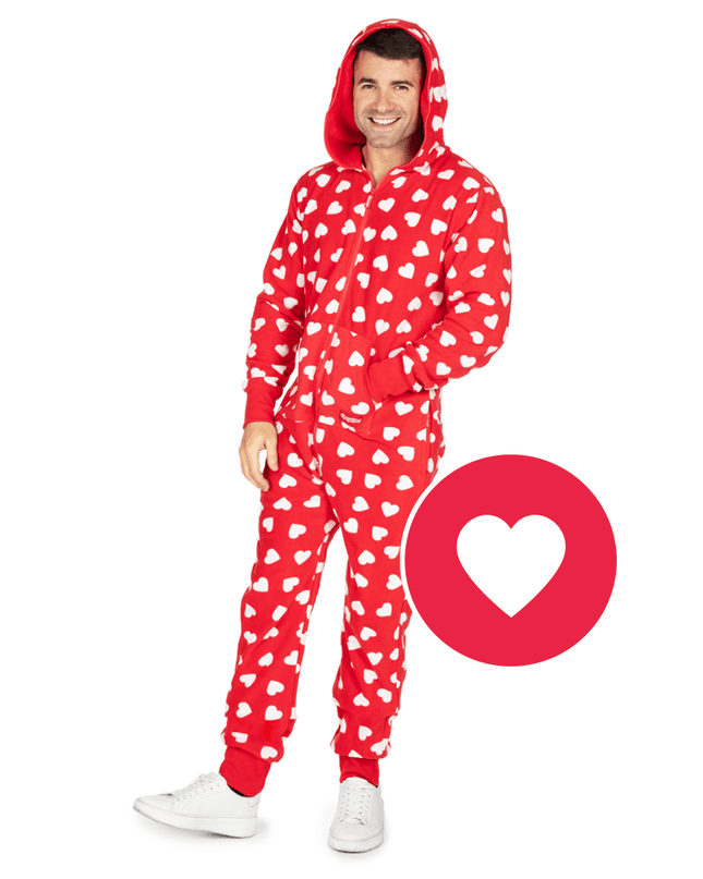 Men's Beating Hearts Jumpsuit