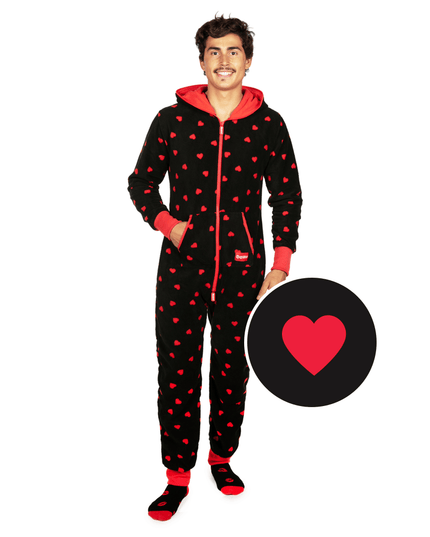 Mænds Hearts on Fire Jumpsuit