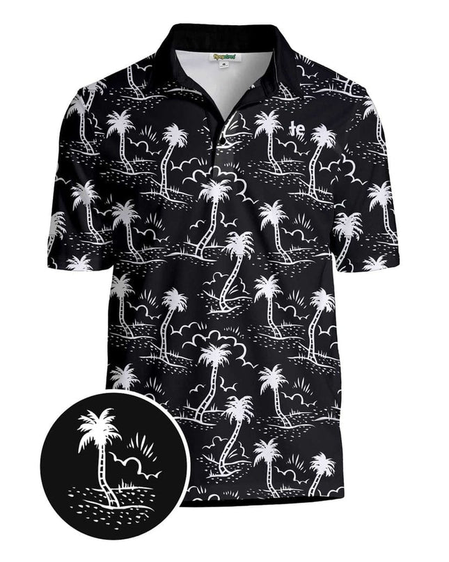 Men's Monochrome Moonlight Pickleball Shirt