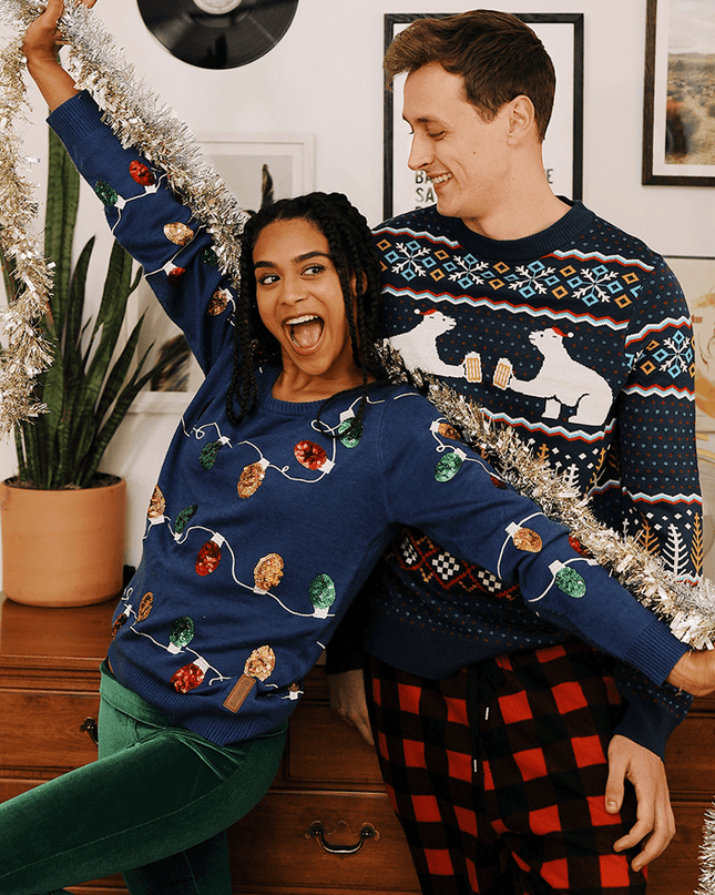 Men's Polar Bear Party Ugly Christmas Sweater