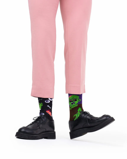 Many Mornings Socks - Zombie Design