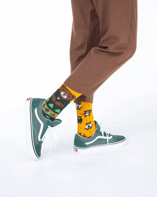 Autumn Teddy Socks