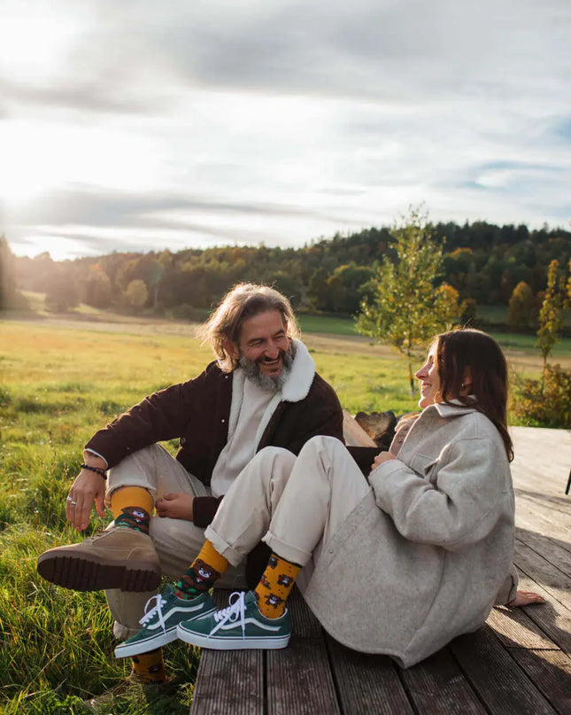 Autumn Teddy Socks