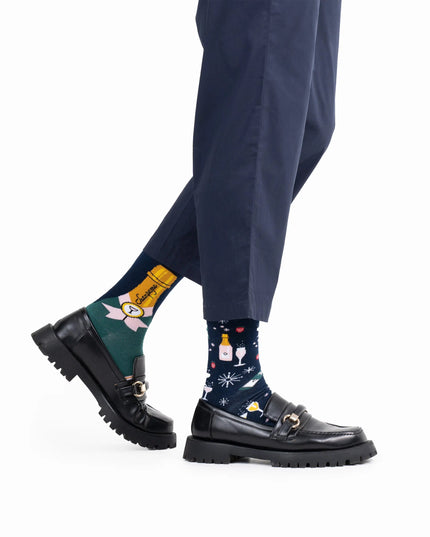 Many Mornings Zokni - Champagne Shower Fun Socks