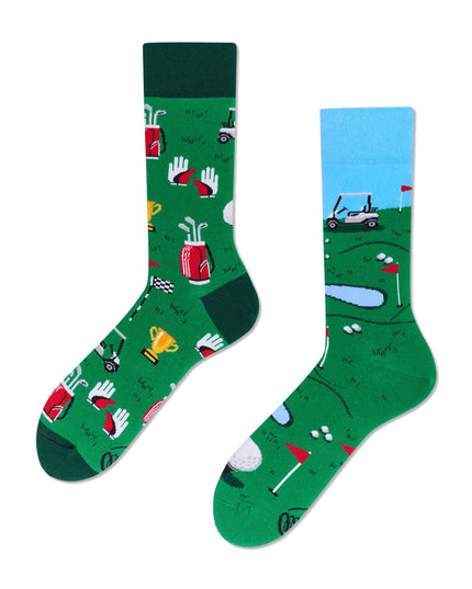 Many Mornings Socks - Golf Course