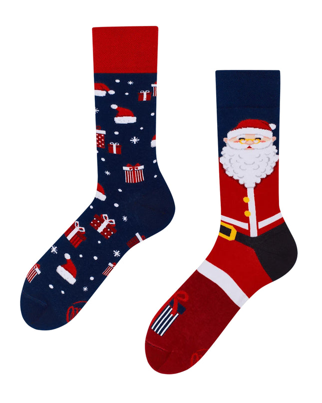 Many Mornings Socks - Santa Claus