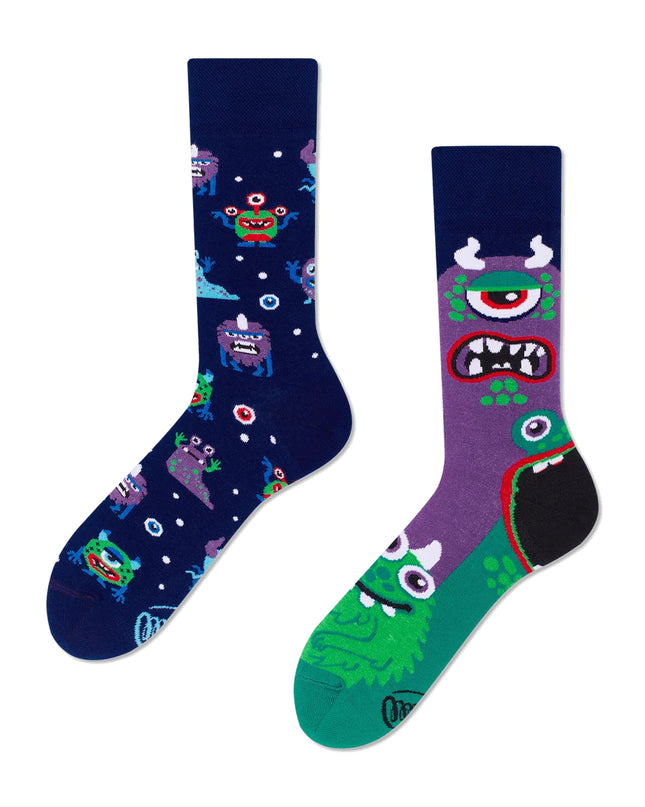 Many Mornings Socks - The Monsters