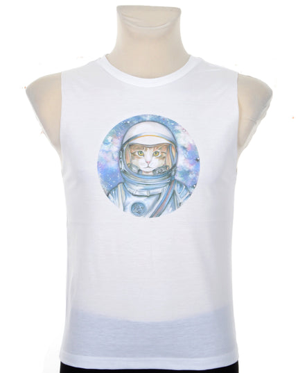 Tank Top - Cat Astronaut Design for Men and Women