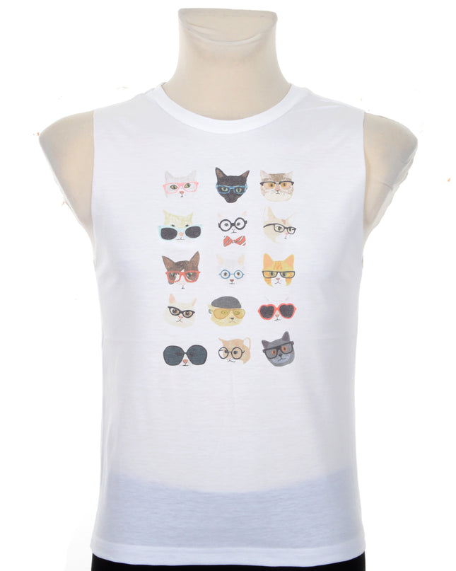 Tank Top - Cat Lovers Graphic for Men and Women