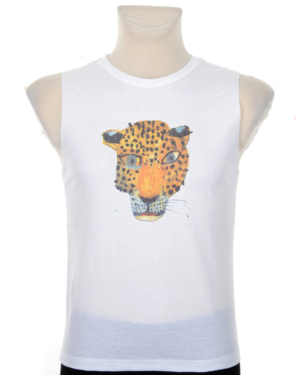 Unisex Cheetah Print Tank Top
