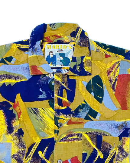 Vintage Mario's Button-Up Shirt - Holiday Sweater Collection