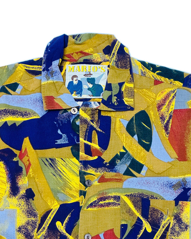 Vintage Mario's Button-Up Shirt - Holiday Sweater Collection