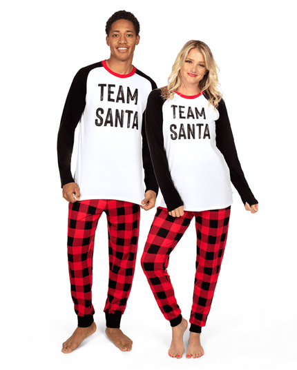 Matchende Team Santa Par Pyjamas
