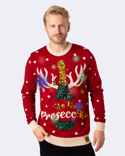 Men's Prosecco Christmas Sweater