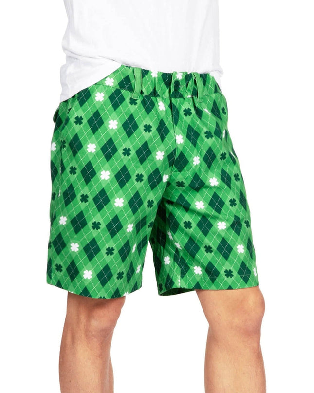 Mænds Argyle Kløver Shorts