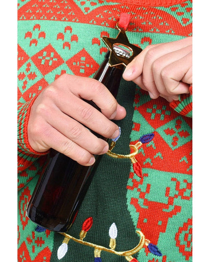 Men's Bottle Opener Ugly Christmas Sweater