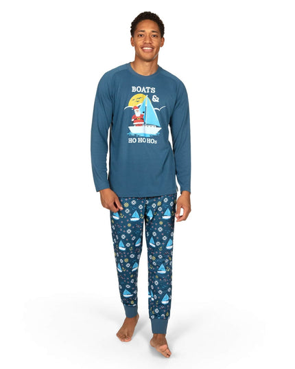 Men's Boats & Ho Ho Hos Crew Neck Pyjamas Sæt
