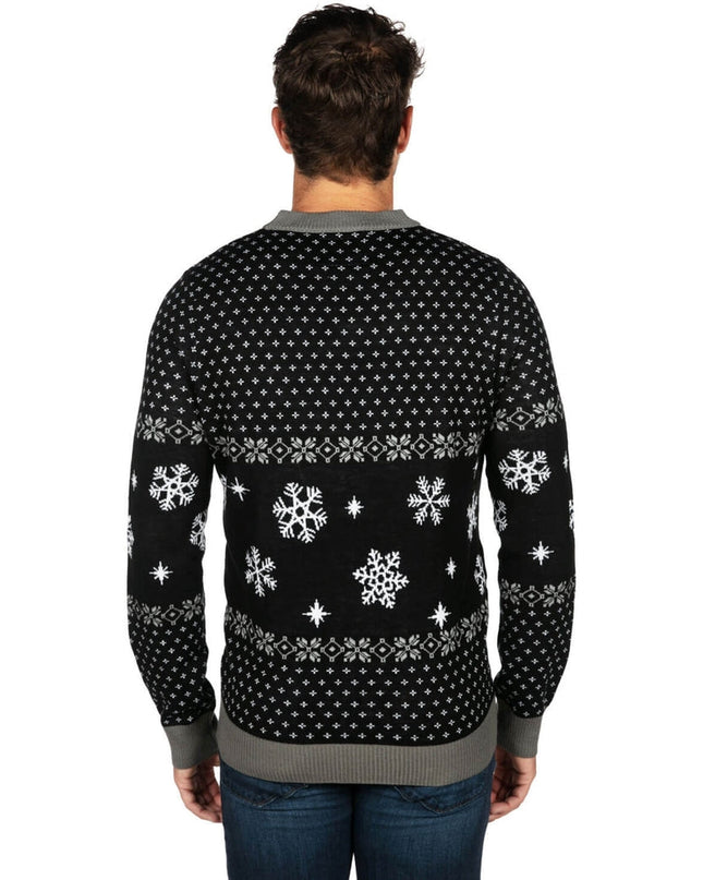Herre Lad det Sne Lysende Grimme Juletrøje
