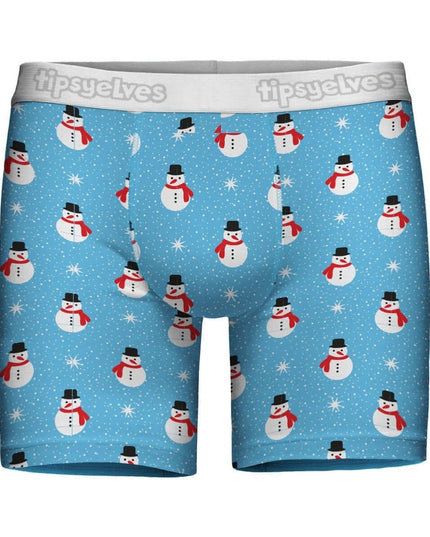 Men's Snowman Boxer Briefs