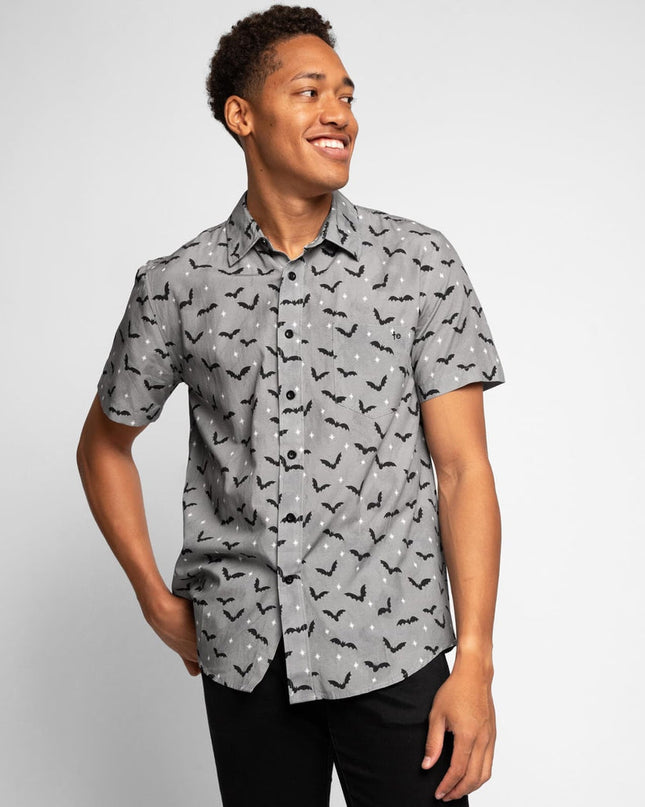 Men's Bats Button Down Shirt