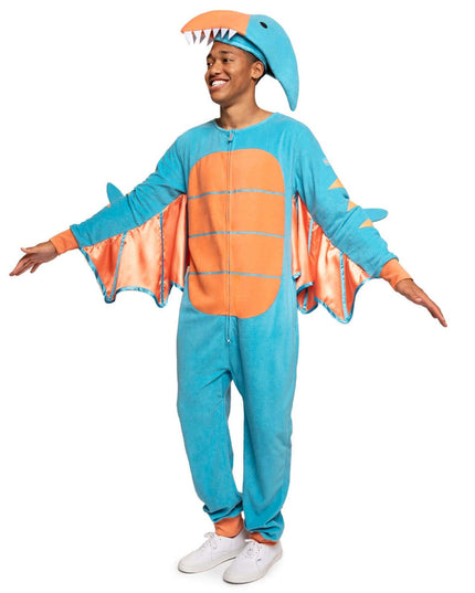 Herre Pterodactyl Dinosaur Kostume