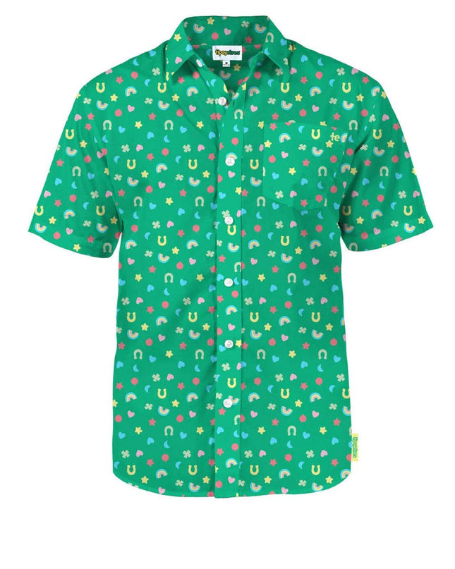 Mandlig Lucky Charmer Button Down Skjorte