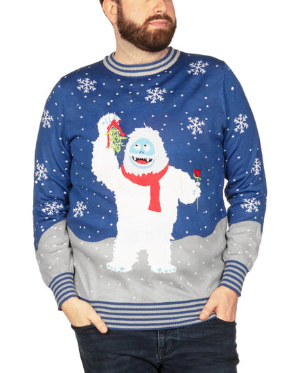 Herre Romantisk Bumble Big and Tall Grim Ugly Christmas Sweater