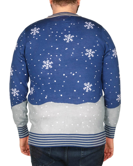 Herre Romantisk Bumble Big and Tall Grim Ugly Christmas Sweater