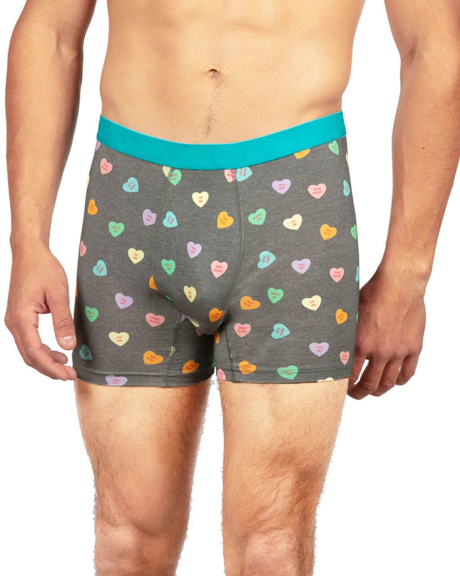 Mænds Candy Hearts Boxers & Sokker Gave Sæt
